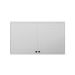 Armário Aéreo Évora 2 Portas Branco Ártico 120 cm