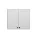 Armário Aéreo Évora 2 Portas Branco Ártico 80 cm