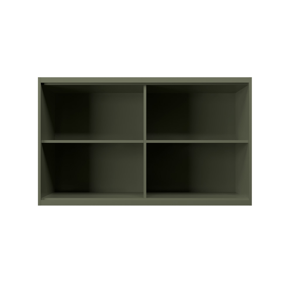 Armário Aéreo Évora 2 Portas Verde Hill 120 cm