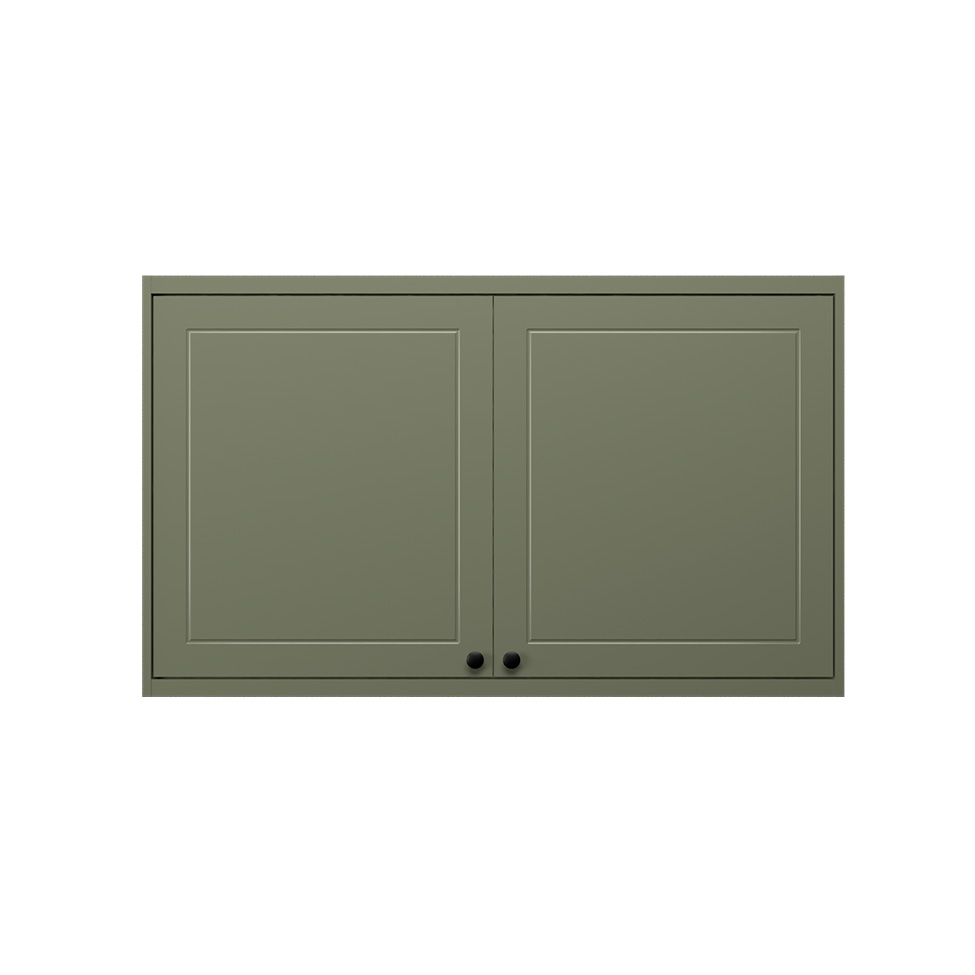 Armário Aéreo Évora 2 Portas Verde Hill 120 cm