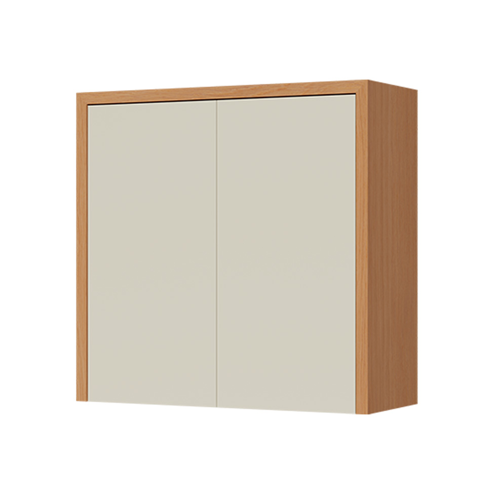 Armário Aéreo Condessa 2 Portas Carvalho e Greige