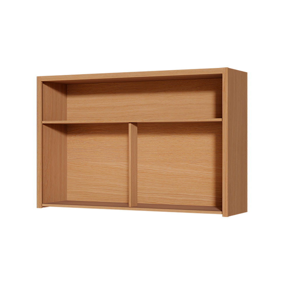 Armário Aéreo Condessa com Relógio 1 Porta Carvalho