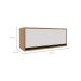 Armário Aéreo Confort 1 Porta Cinamomo e Off White 80 cm