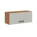 Armário Aéreo Essência 100% MDF 1 Porta Freijó e Off White