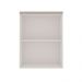 Armário Aéreo Iluminata 1 Porta Branco e Fendi 60 cm