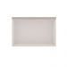 Armário Aéreo Iluminata 1 Porta Branco e Fendi 70 cm