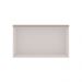 Armário Aéreo Iluminata 1 Porta Branco e Fendi 80 cm