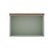 Armário Aéreo Iluminata 1 Porta Verde Mint
