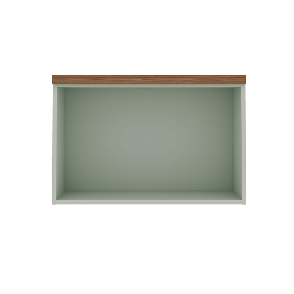 Armário Aéreo Iluminata 1 Porta Verde Mint