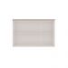 Armário Aéreo Iluminata 3 Portas Branco e Fendi
