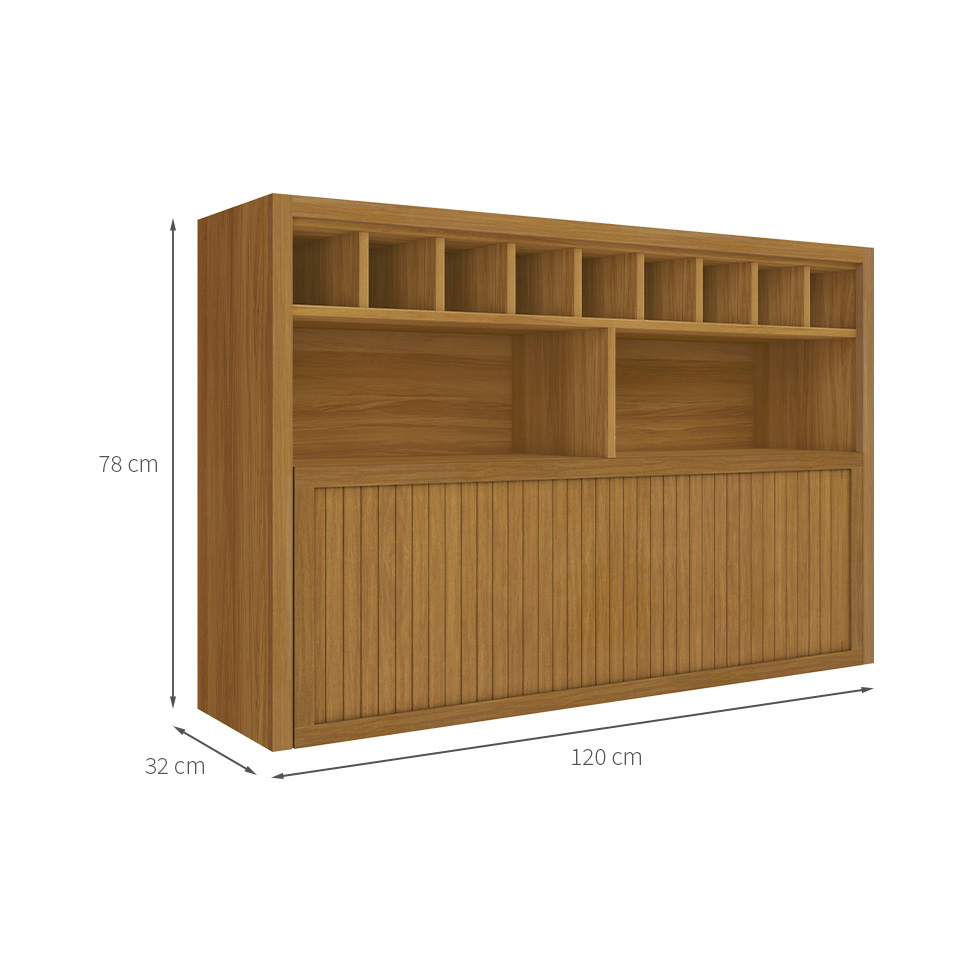 Armário Aéreo Imperatriz 1 Porta Freijó