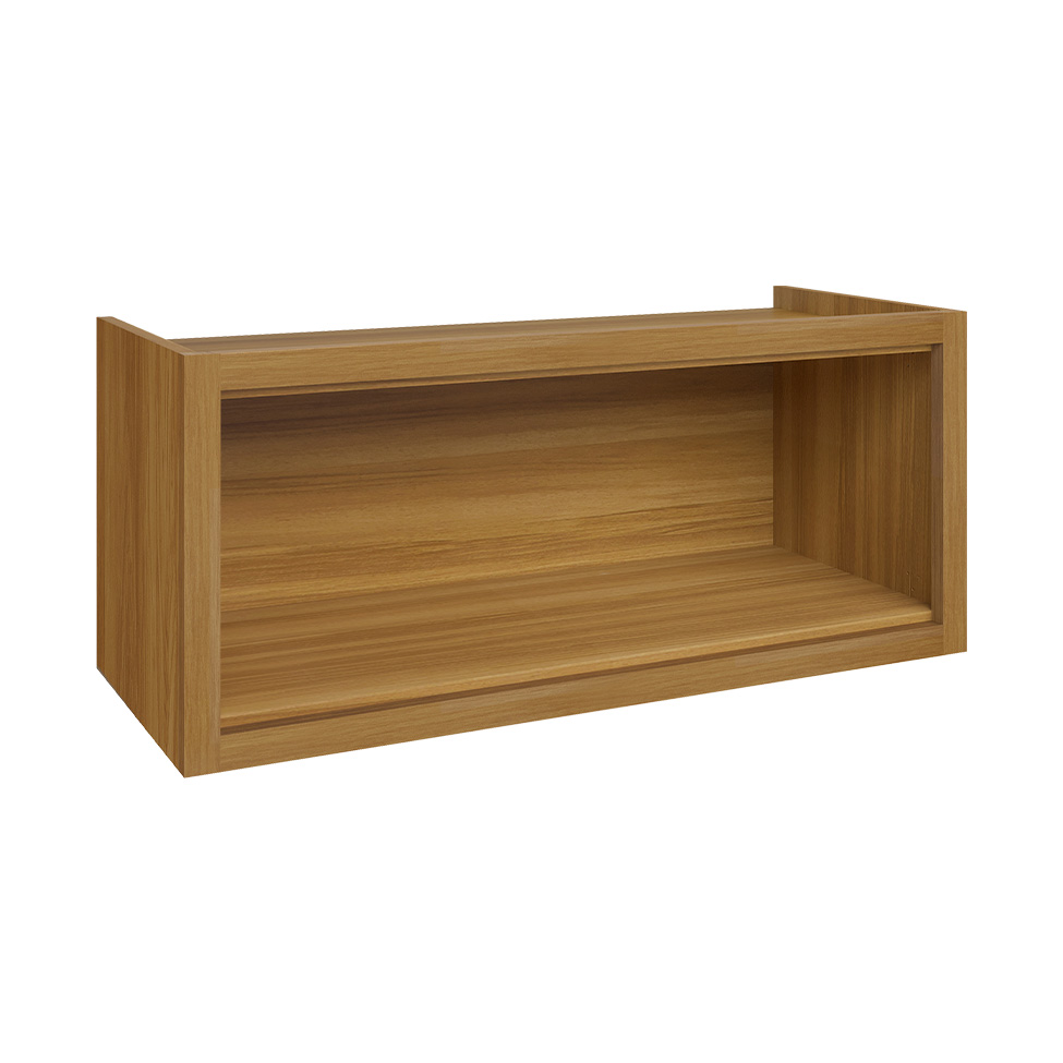 Armário Aéreo Imperatriz 1 Porta Freijó e Grafite