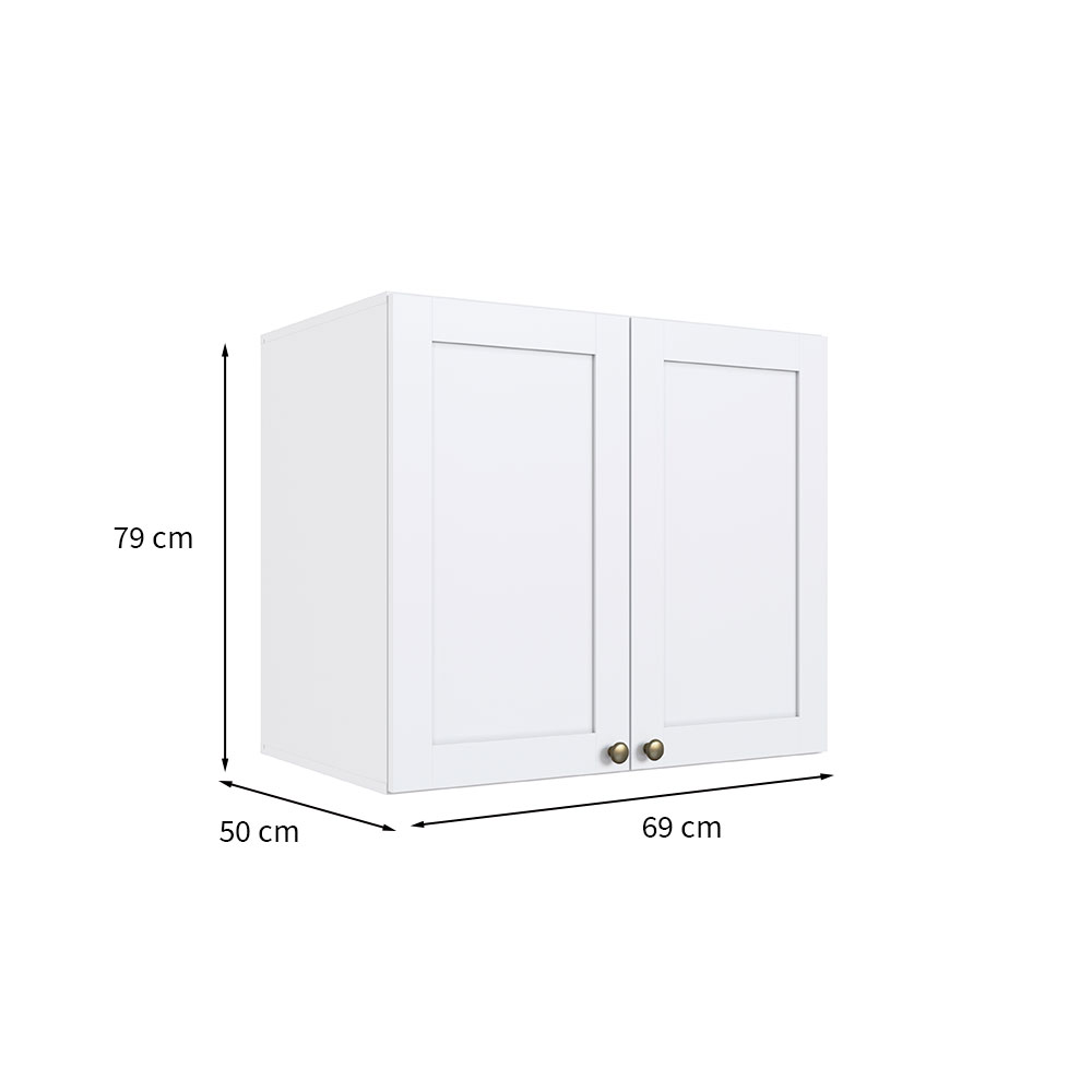 Armário Aéreo Infinity 2 Portas Branco