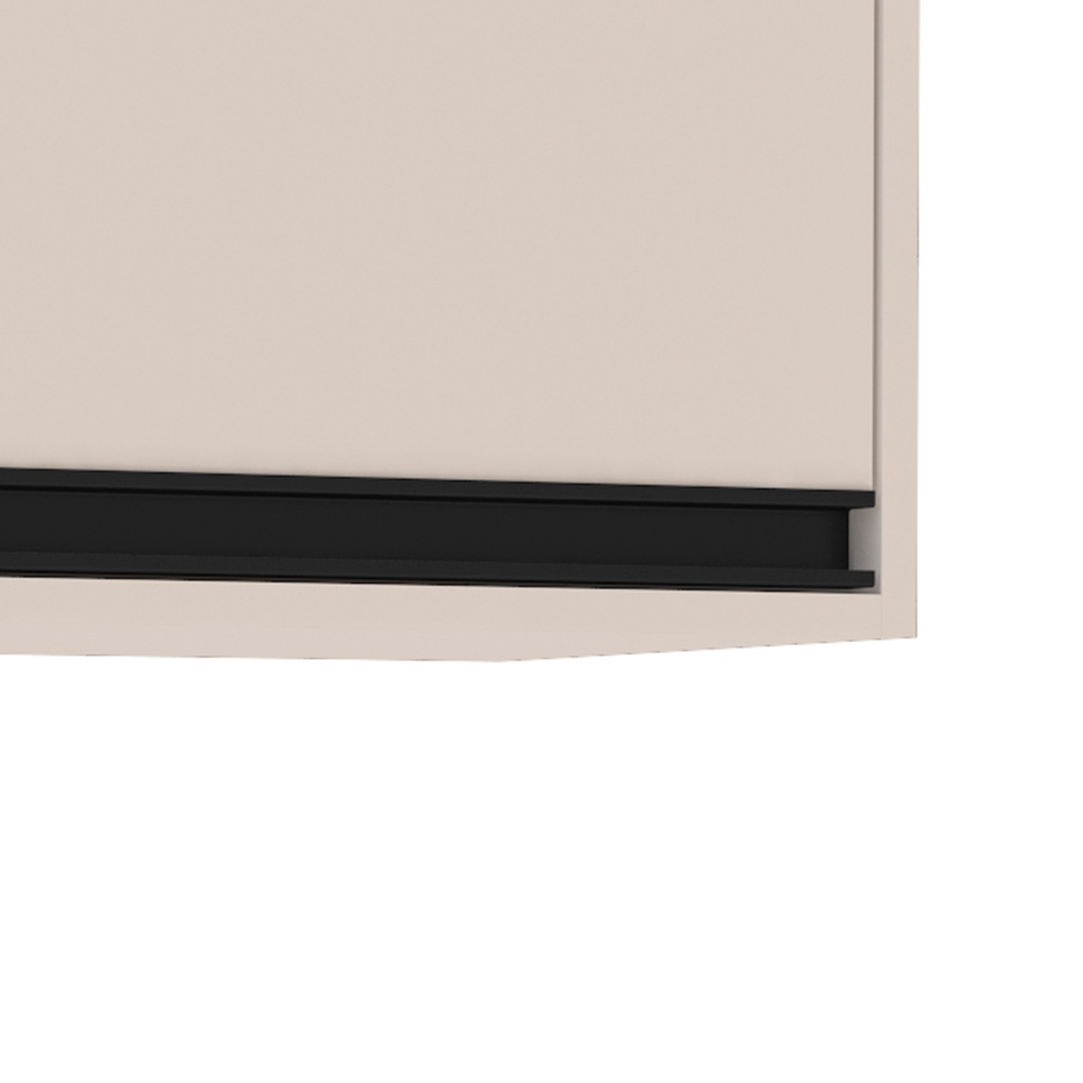 Armário Aéreo Koya 1 Porta Creme