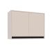 Armário Aéreo Koya 2 Portas Creme