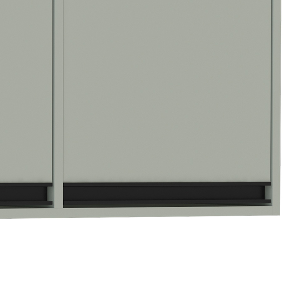 Armário Aéreo Koya 3 Portas Verde Oliva