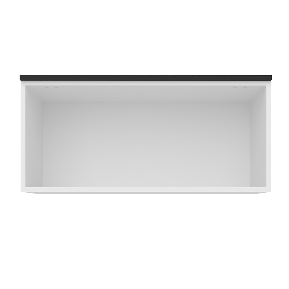 Armário Aéreo Manhattan 1 Porta Branco Ártico 80 cm