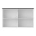Armário Aéreo Manhattan 2 Portas Branco Ártico 120 cm