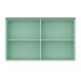 Armário Aéreo Manhattan 2 Portas Verde Bali 120 cm