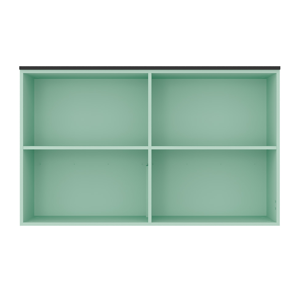 Armário Aéreo Manhattan 2 Portas Verde Bali 120 cm