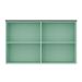 Armário Aéreo Manhattan 2 Portas Verde Bali 80 cm