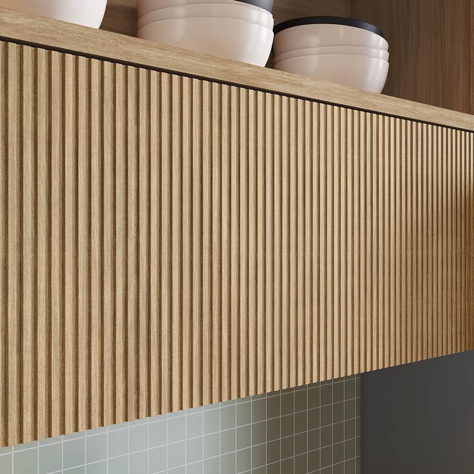 Armário Aéreo Marquesa 100% MDF 1 Porta Nature 120 cm