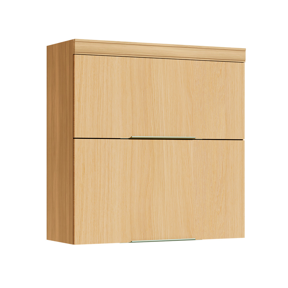 Armário Aéreo Marquesa 100% MDF 2 Portas Nature