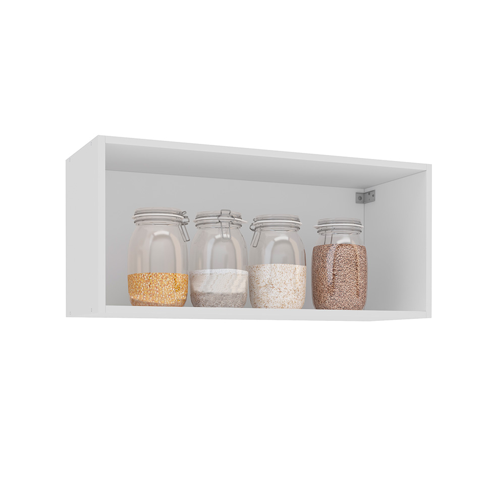 Armário Aéreo Meena 1 Porta Branco