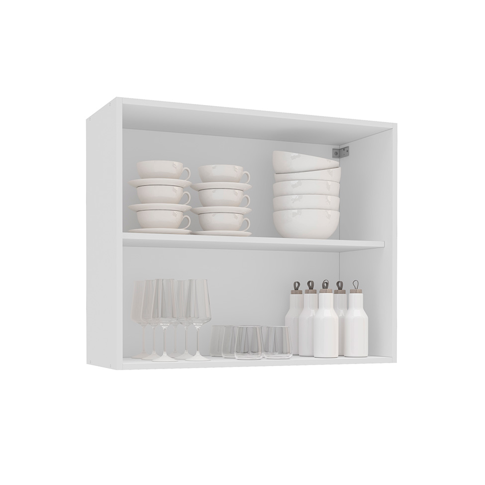 Armário Aéreo Meena 2 Portas Branco