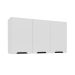Armário Aéreo Meena 3 Portas Branco