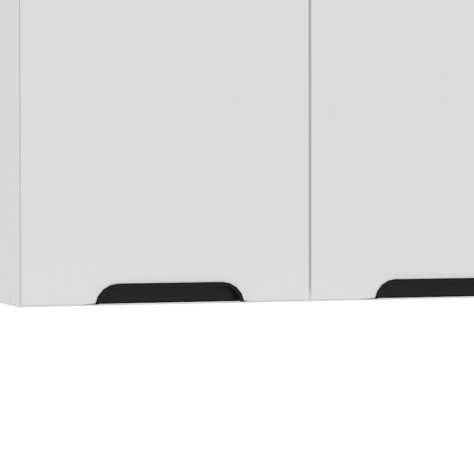 Armário Aéreo Meena 3 Portas Branco