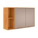 Armário Aéreo Plena 2 Portas Nude e Cinamomo 120 cm