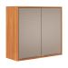 Armário Aéreo Plena 2 Portas Nude e Cinamomo 80 cm