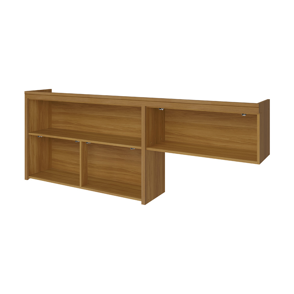 Armário Aéreo Princesa 2 Portas Freijó e Grafite