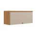 Armário Aéreo Selene 1 Porta Off White e Jequitibá