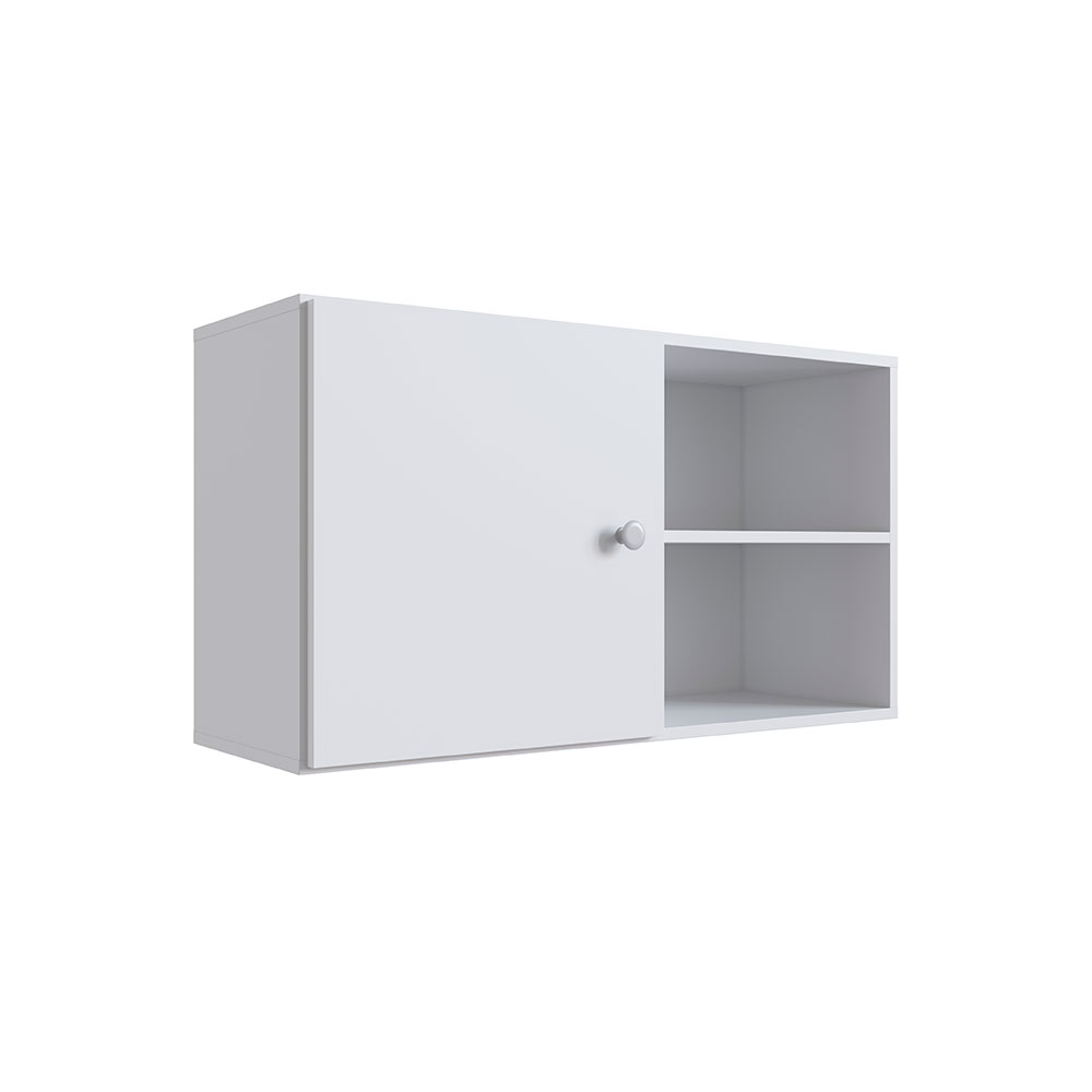 Armário Aéreo Solar 1 Porta Branco