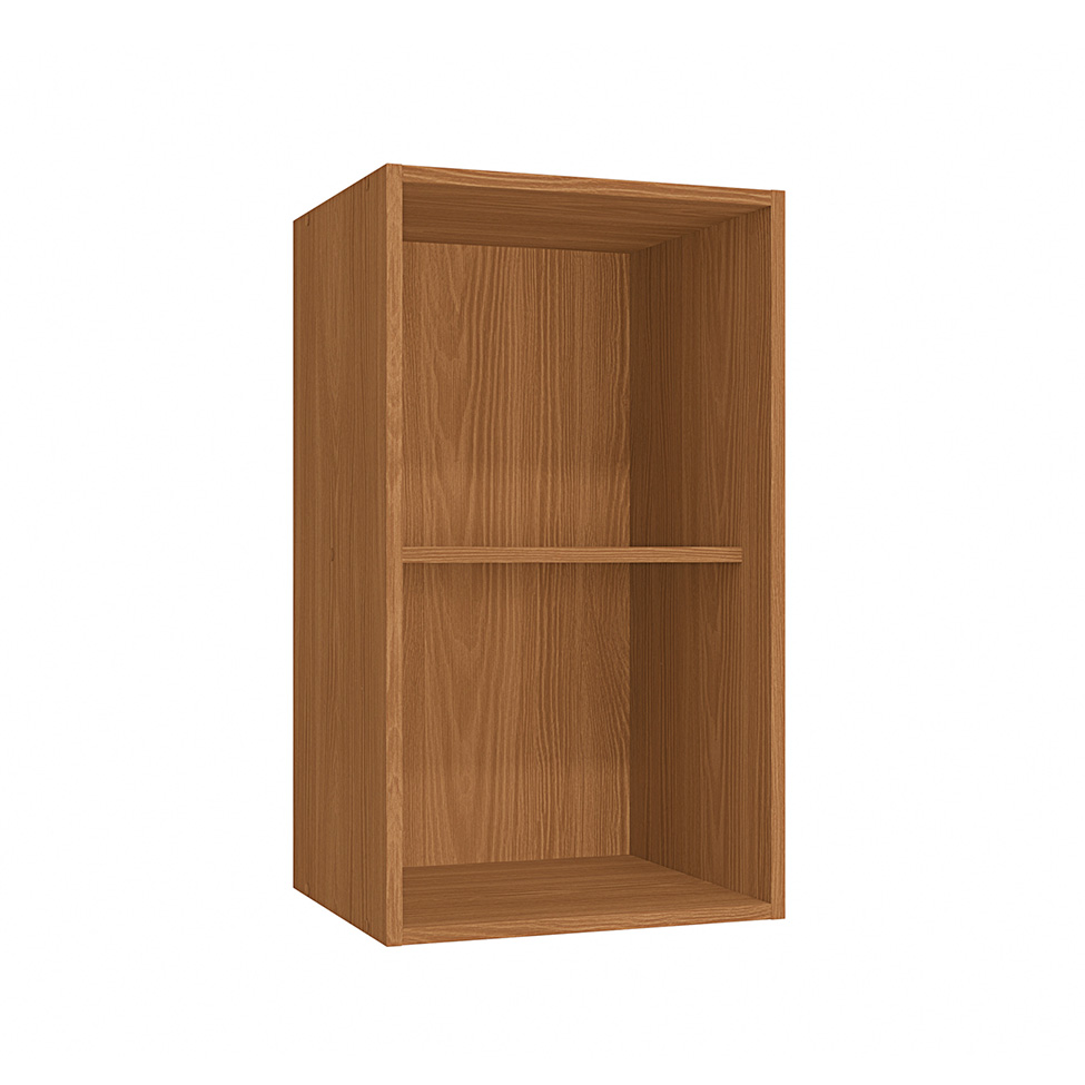 Armário Aéreo Valence 1 Porta Canela e Azul 40  cm