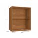 Armário Aéreo Valence 1 Porta Canela e Azul 60 cm