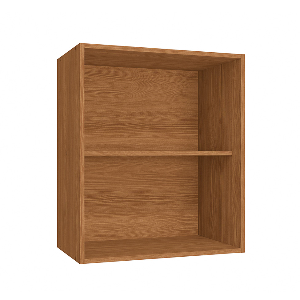 Armário Aéreo Valence 1 Porta Canela e Azul 60 cm