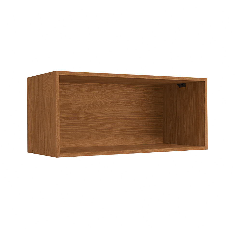 Armário Aéreo Valence 1 Porta Canela e Azul 80 cm