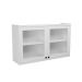 Armário Aéreo com Vidro Évora 2 PT Branco Ártico