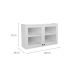 Armário Aéreo com Vidro Évora 2 PT Branco Ártico