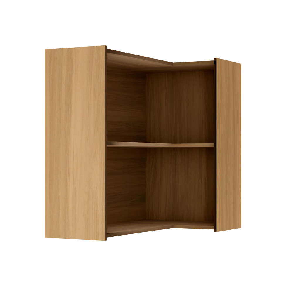 Armário Aéreo de Canto Rainha 2 Portas Nature