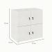 Armário Locker Duplo Module 4 PT Branco