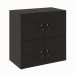 Armário Locker Duplo Module 4 PT Preto