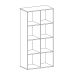 Armário Locker Duplo Module 8 PT Nogal Sevilha