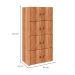 Armário Locker Duplo Module 8 PT Nogal Sevilha