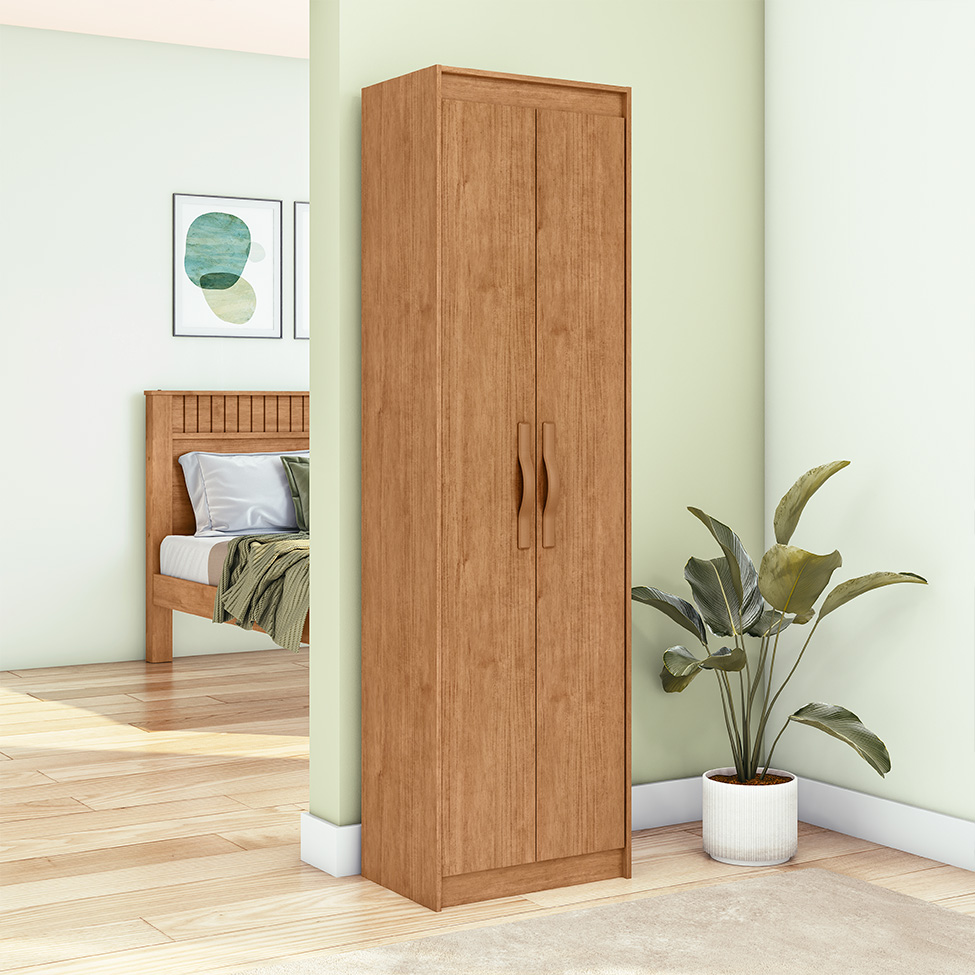 Armário Multiúso Bliss 2 Portas Amêndoa