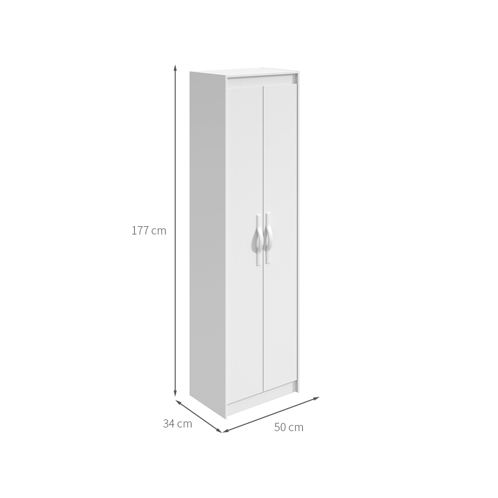 Armário Multiúso Bliss 2 Portas Branco