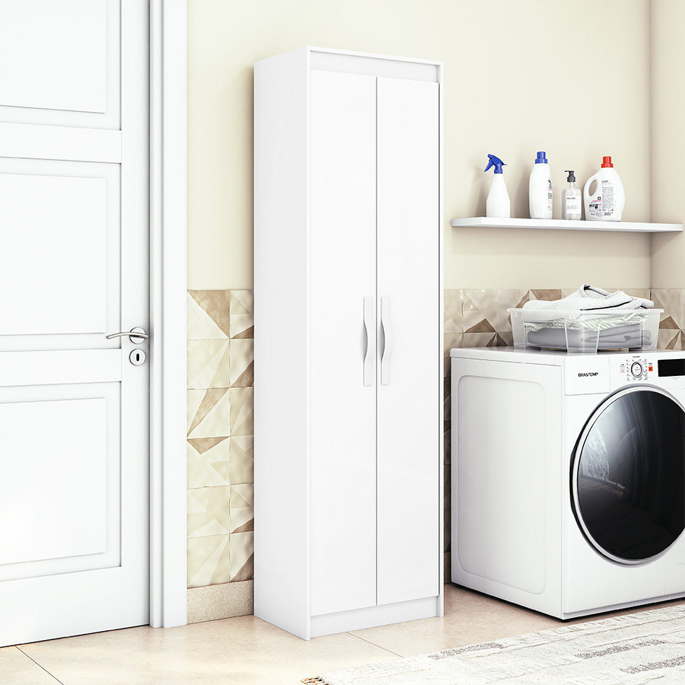 Armário Multiúso Bliss 2 Portas Branco